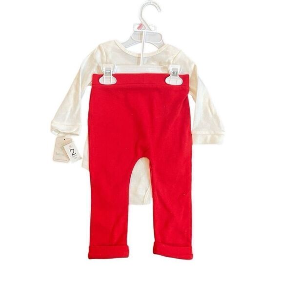 Lullaby Lane NEW My first Christmas 2-piece set size 0-3 months long sleeve - Picture 4 of 5